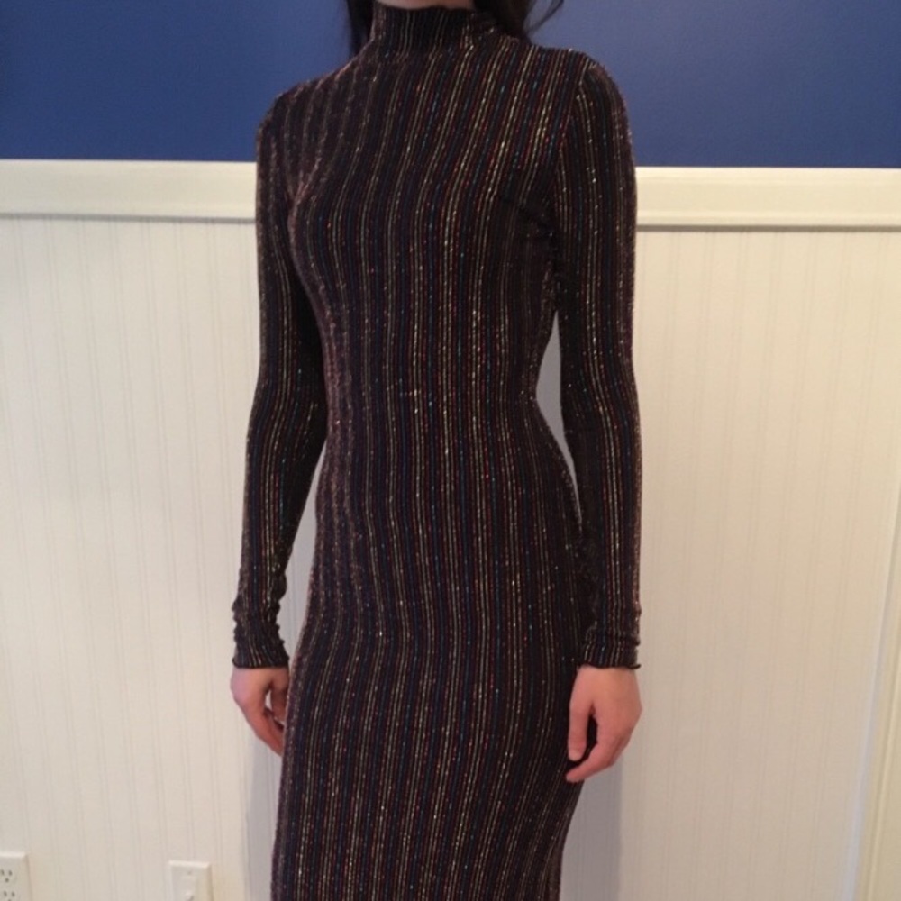 House of Harlow 1960 Multicolor Long Sleeve Dress